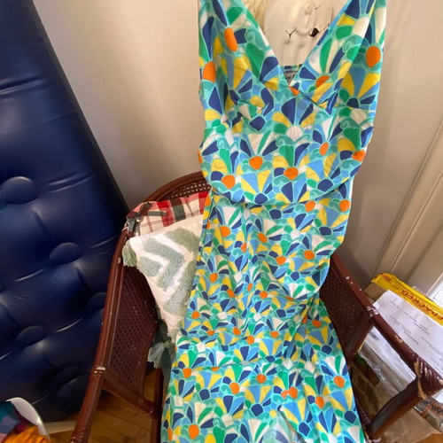 HM dress Large with straps new, multicolor