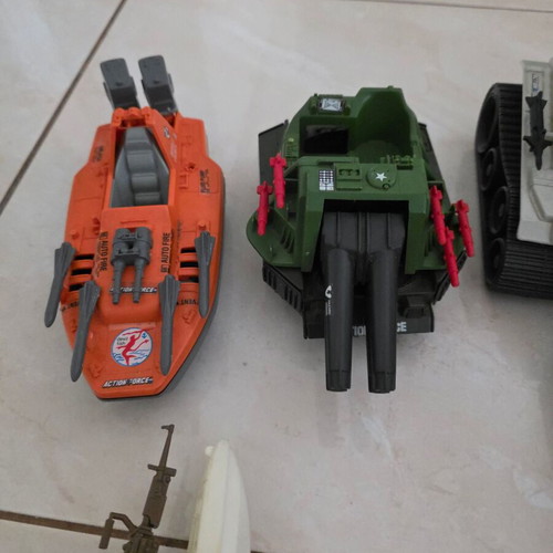 Cobra Rattler with 6 vehicles and 24 Gi Joe figures used