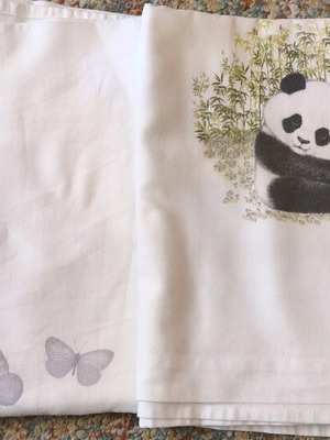 Anemos Crib Sheets set of 4 like new 120x70 cm