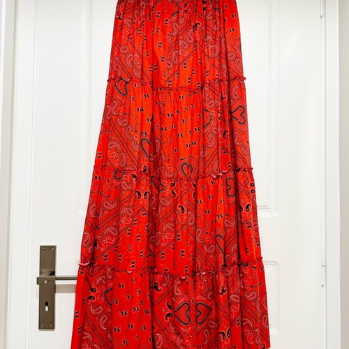 Karavan Bandana kimono-skirt set new, black-red