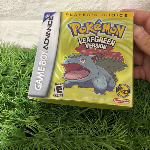 Pokémon LeafGreen Game Boy Advance game like new, original