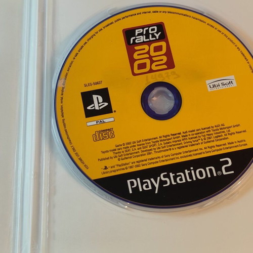 Pro Rally 2002 PS2 game