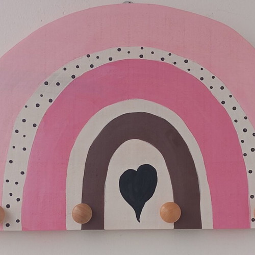 Children's wall hanger rainbow handmade, new