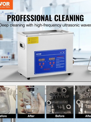 Πλυντήριο Υπερήχων Vevor 6 Λίτρων Ψηφιακό, Καινούργιο
