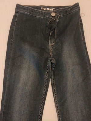 High waist pants H&M like new, blue, size 146 cm