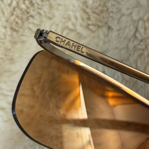 Chanel sunglasses used, orange