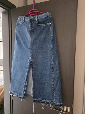 Μίντι φούστα denim Mango σαν καινούργιο, μπλε, μέγεθος Μ