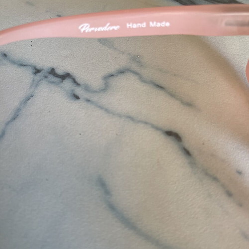 Pervedere handmade sunglasses, pink