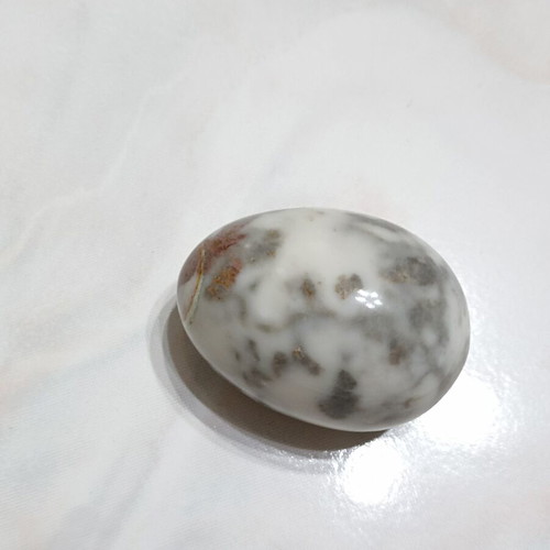 Egg from semiprecious stone Agate Opal used, decorative collectible
