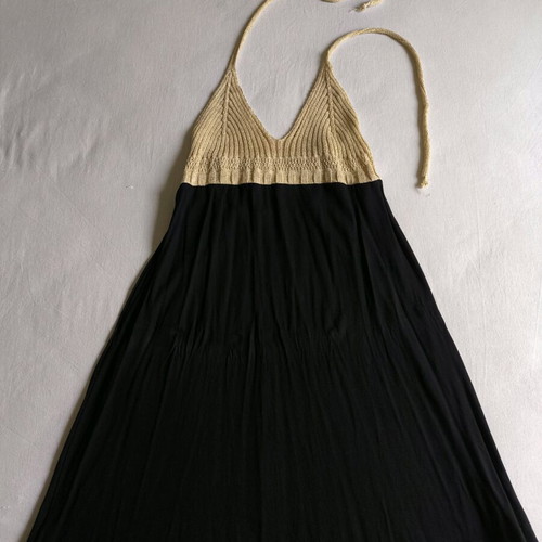 Dress with knitted top like new, size S