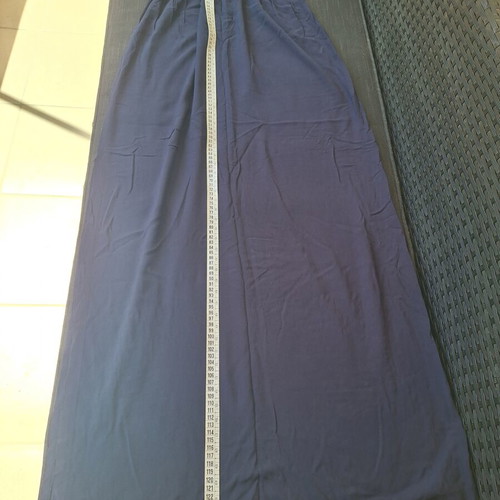 Anel dark blue strapless maxi dress like new, viscose, size small