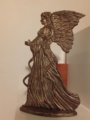 Angel silver plated 20 cm like new