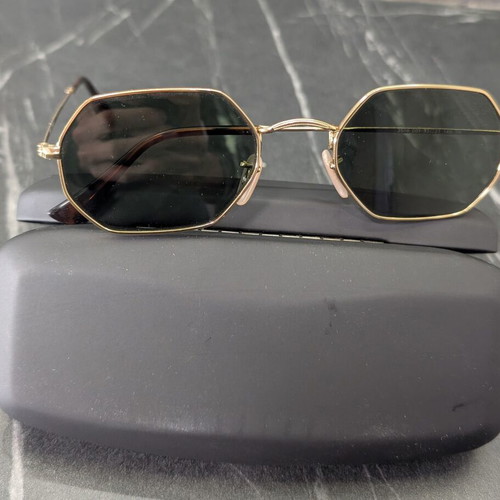 Tommy Shark 3556 01 Mineral Crystal Sunglasses New Gold