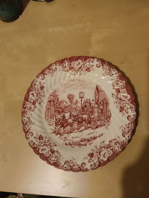 Collectible antique plate English pottery in like new condition