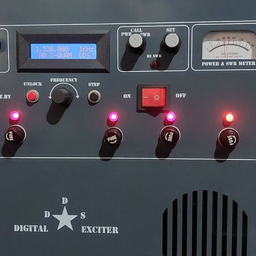 Medium Wave Transmitter like new, 510-1710 Khz, 0-600 Watt, Am Stereo