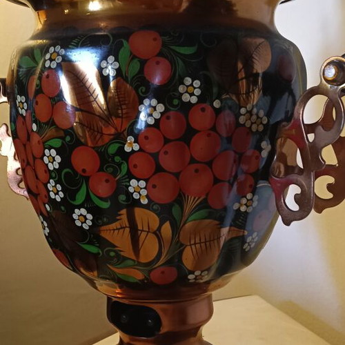 Samovar like new traditional metal water heating vessel