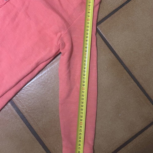 ZIC ZAC pink blouse with bow and ruffles, like new, one size
