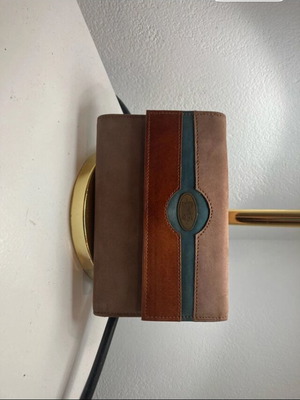 Leather wallet, multicolor, brand new