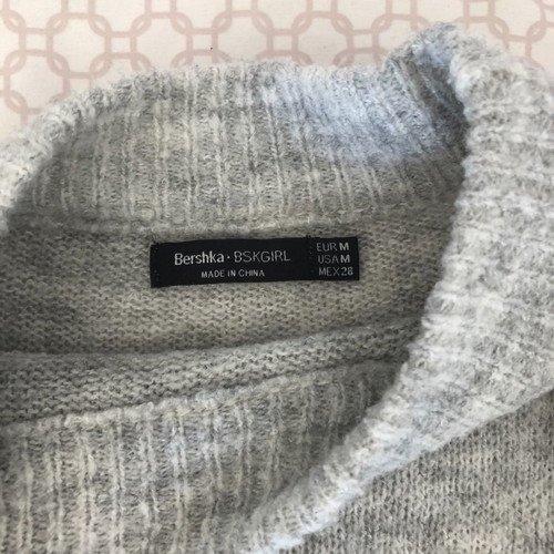 Bershka sweater with pom poms size M