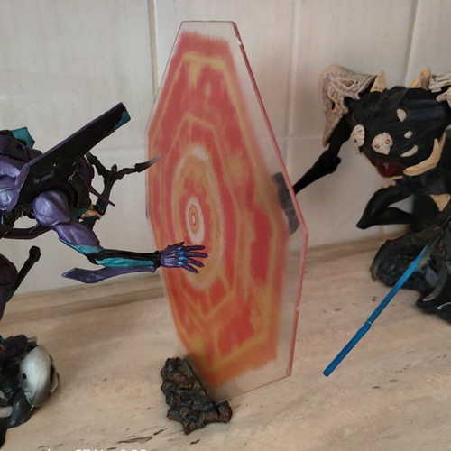 Neon Genesis Evangelion EVA-01 vs Sachiel Third Angel figures used set