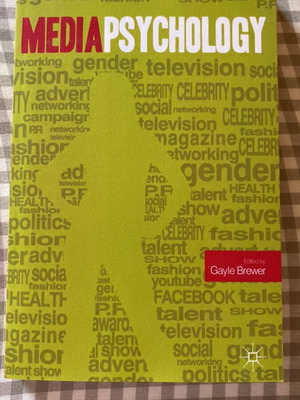 Media Psychology book new, English