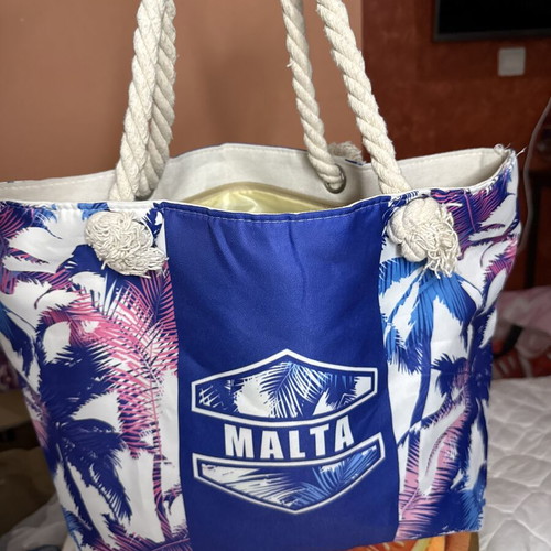 Τσάντα παραλίας Malta με tropical σχέδιο