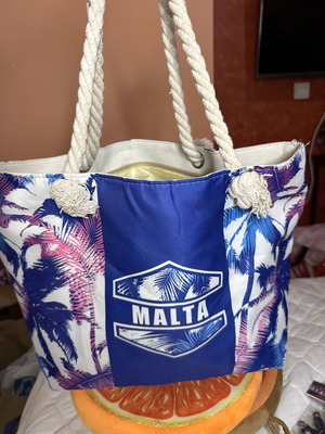 Τσάντα παραλίας Malta με tropical σχέδιο