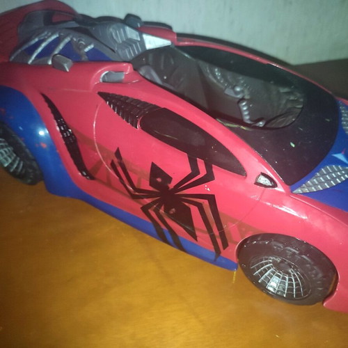Spiderman toy car used