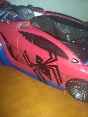 Spiderman toy car used