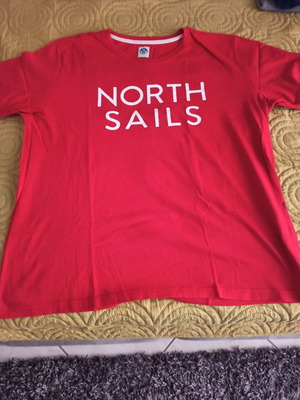 T-shirt North Sails XL καινούργιο κόκκινο