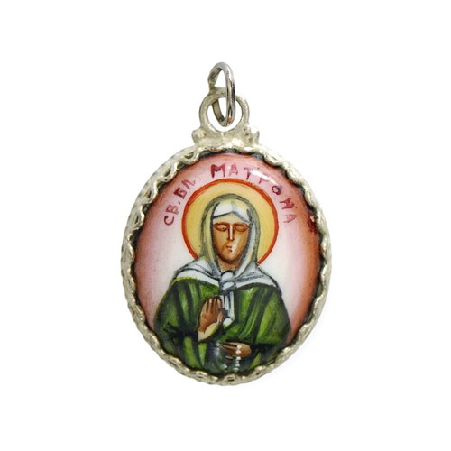 Handmade Saint Matrona of Russia pendant like new