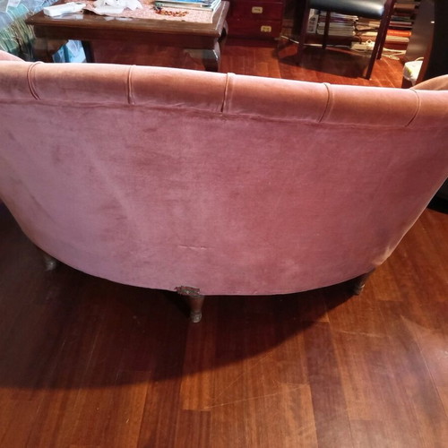Handmade 1960s sofa used, two-seater, very good condition