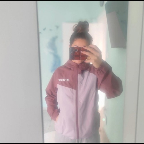 Adidas Terrex windbreaker new, waterproof, pink, women's M