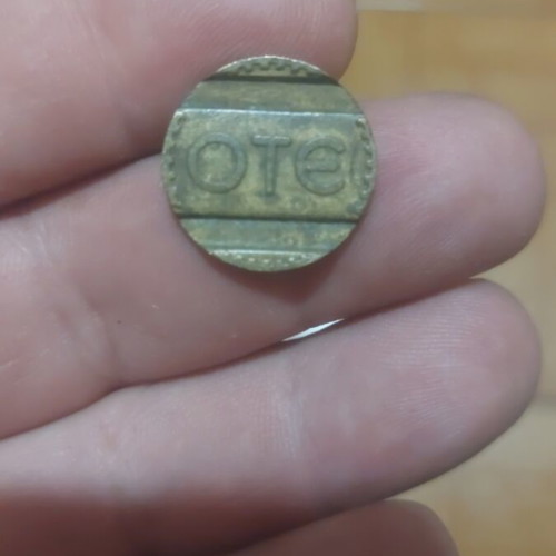 Telephone Token OTE 1970 used, good condition
