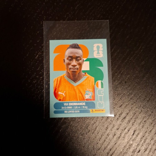 Yan Diomande Panini αυτοκόλλητο FIFA Παγκόσμιο Κύπελλο 2026
