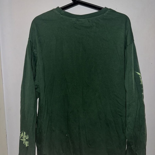 Metallica long sleeve shirt, green, H&M, size M