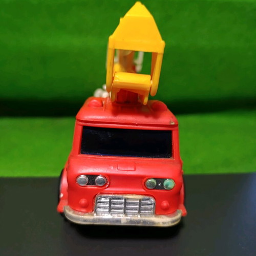 Vintage fire truck 80s with folding ladder used