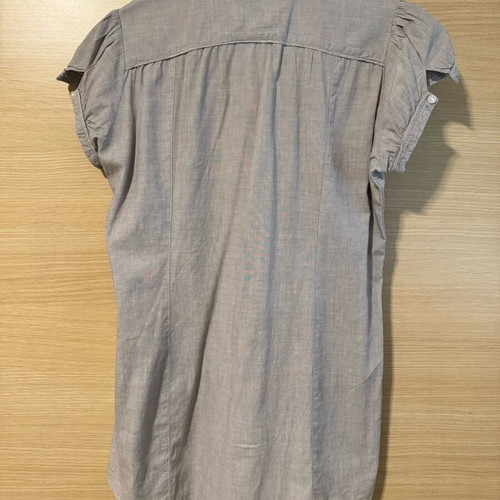 Stradivarius shirts gray Medium-Large size with sleeve button like new