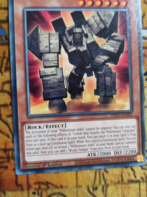 Golem That Guards The Millennium Treasures Yu-Gi-Oh! card like new