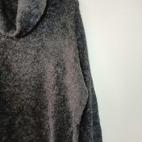Knitted dress/shirt used, black, size L