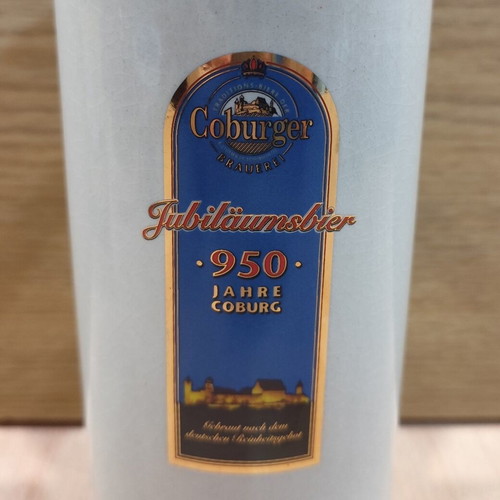 Coburger beer ceramic mug 700ml like new