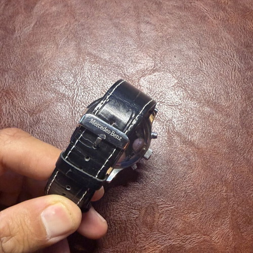 Mercedes Benz men's watch Marc Coblen used, quartz, stainless steel