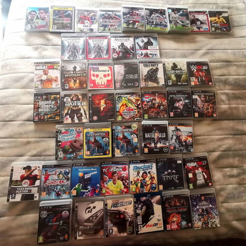 PS3 games like new, FIFA18, God of War Ascension, GTA V, Bakugan