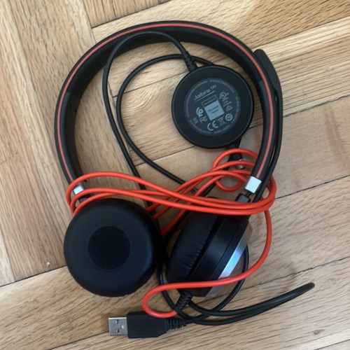 Jabra headphones like new, wired