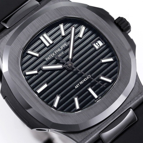 Luxury men's watch black ceramic automatic