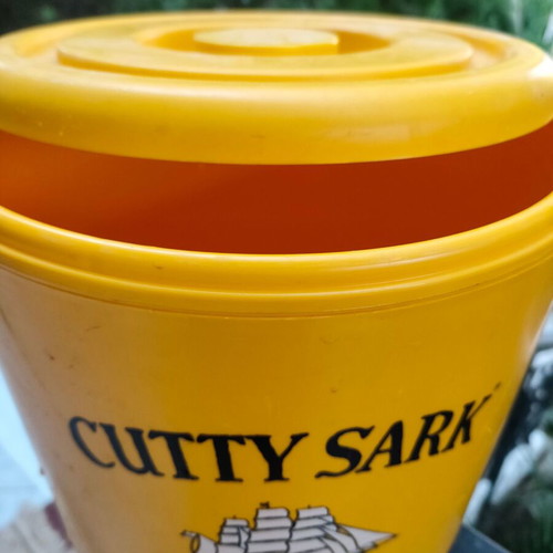 Cutty Sark Vintage Ice Bucket used, collectible bar accessory