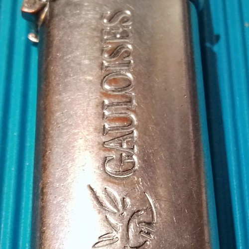 Gauloises lighter case used