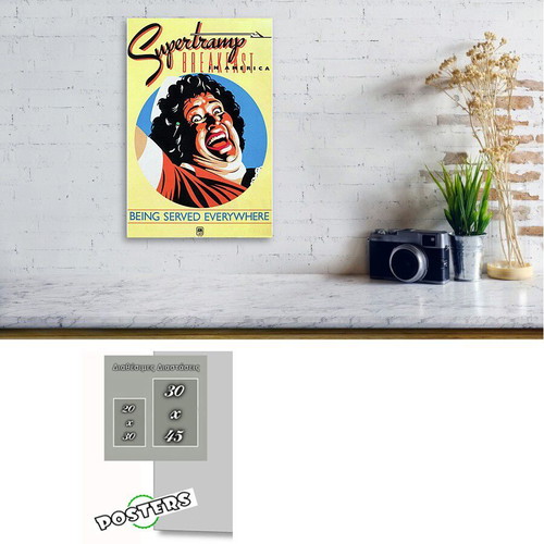 Supertramp Breakfast Poster 20cm x 30cm new, international music scene