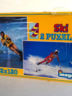 Puzzle Ski 2 in 1 80s decade Imago new