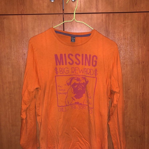 Zara blouse used, orange, size 13-14 years